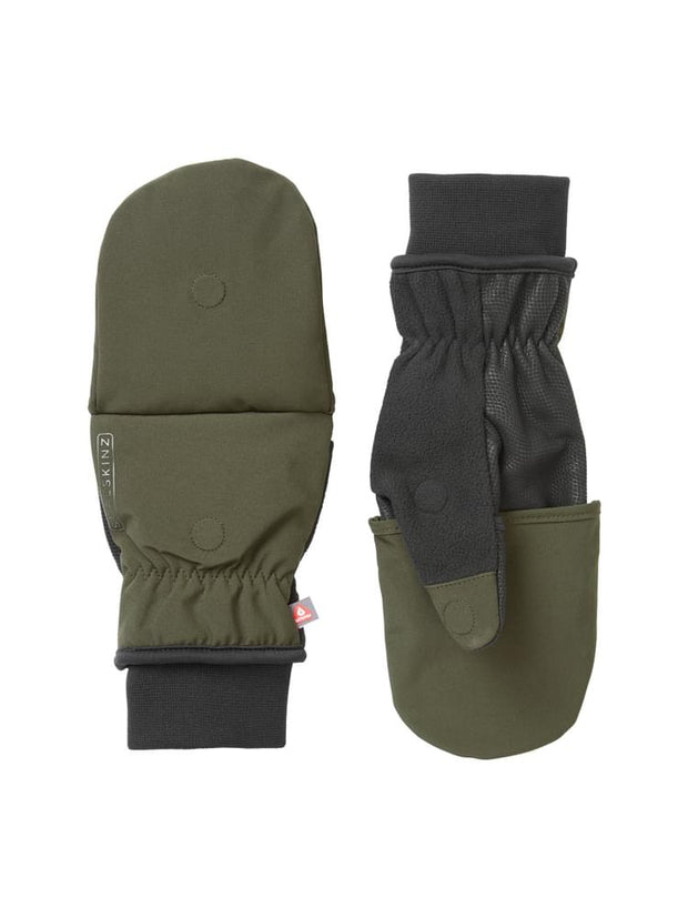 Sealskinz Walpole Windproof Cold Weather Convertible Mitt - Olive