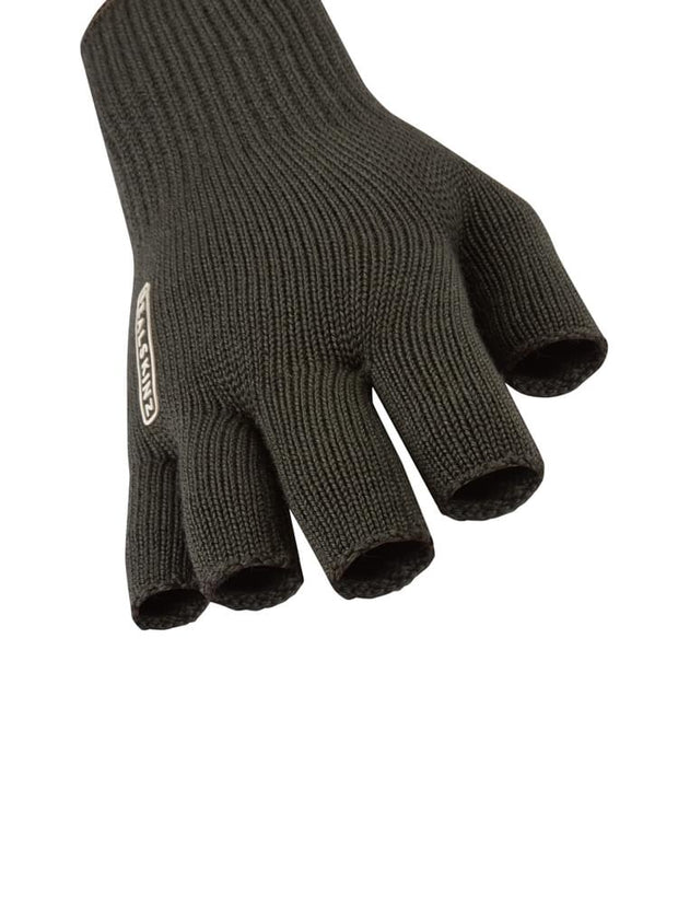 Sealskinz Thornham Merino Fingerless Glove - Olive One Size