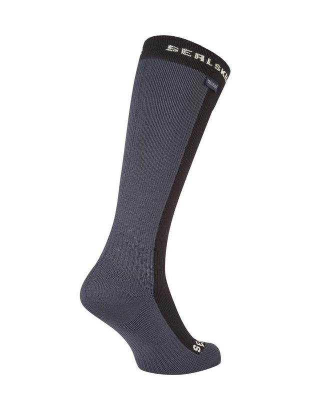 Sealskinz Worstead Waterproof Cold Weather Knee Length Sock - Black