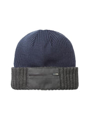 Sealskinz Colby Waterproof Zipped Pocket Knitted Beanie - Navy