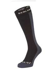 Sealskinz Worstead Waterproof Cold Weather Knee Length Sock - Black