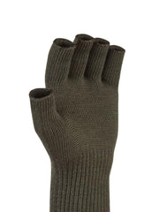 Sealskinz Thornham Merino Fingerless Glove - Olive One Size