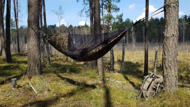 Bushmen Bushbed PRO Hammock with Mosquito Net – Camo