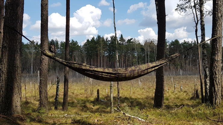 Bushmen Bushbed PRO Hammock with Mosquito Net – Camo