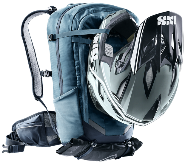 Deuter Flyt 14 Litre Back Protector Bike Backpack - Atlantic Ink