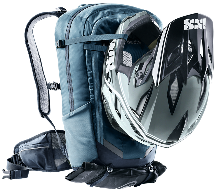 Deuter Flyt 14 Litre Back Protector Bike Backpack - Atlantic Ink