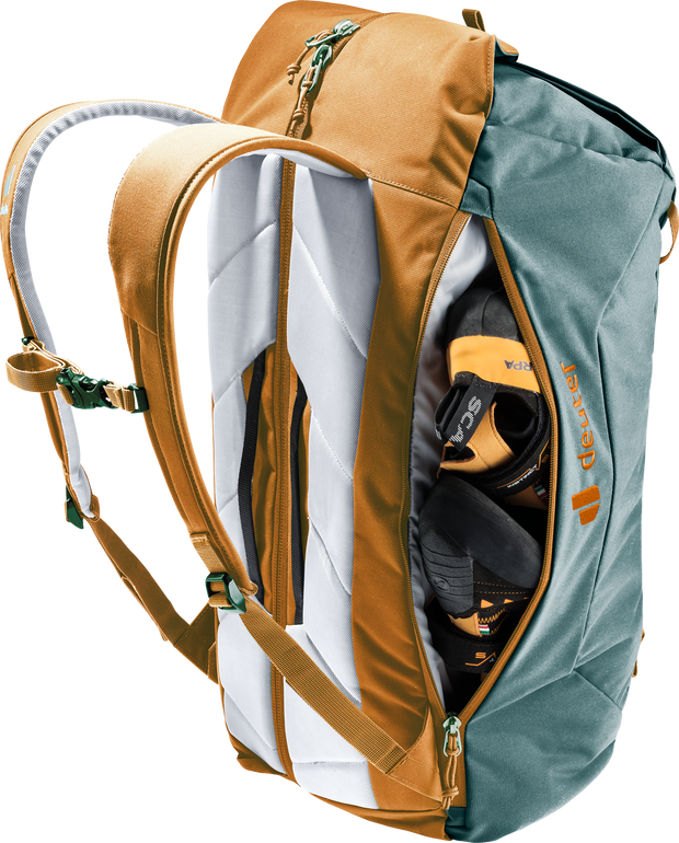 Deuter Gravity Motion 40 Litre Climbing Backpack - Teal Cinnamon