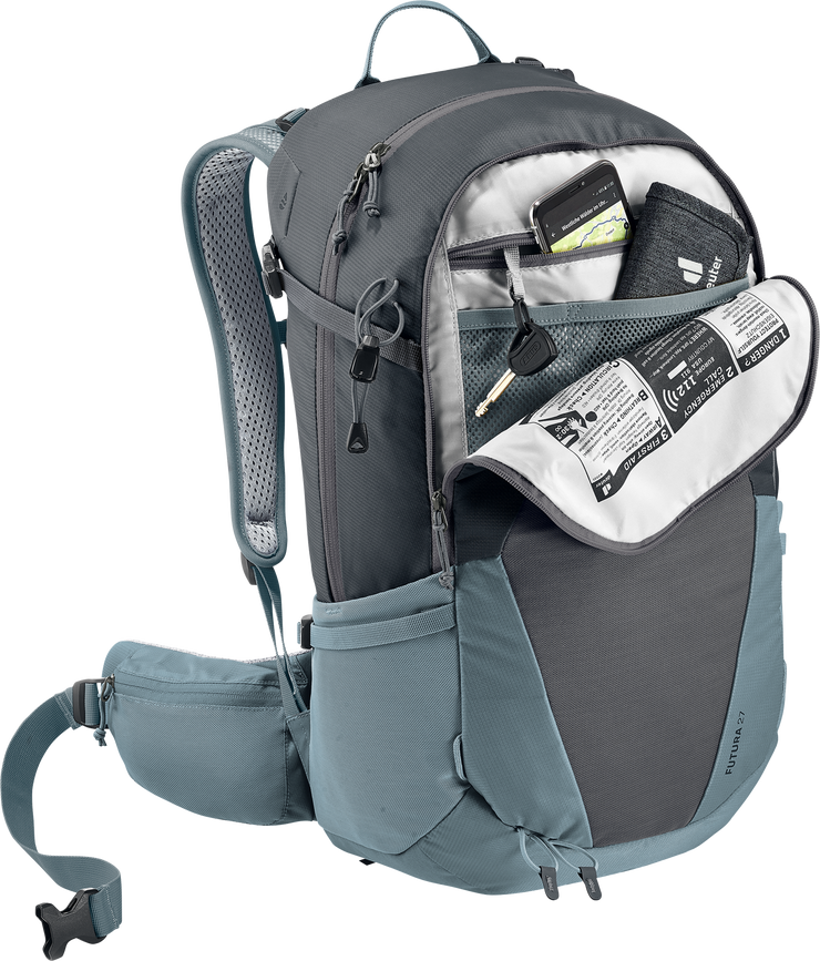 Deuter Futura 27 Backpack - Graphite/Shale