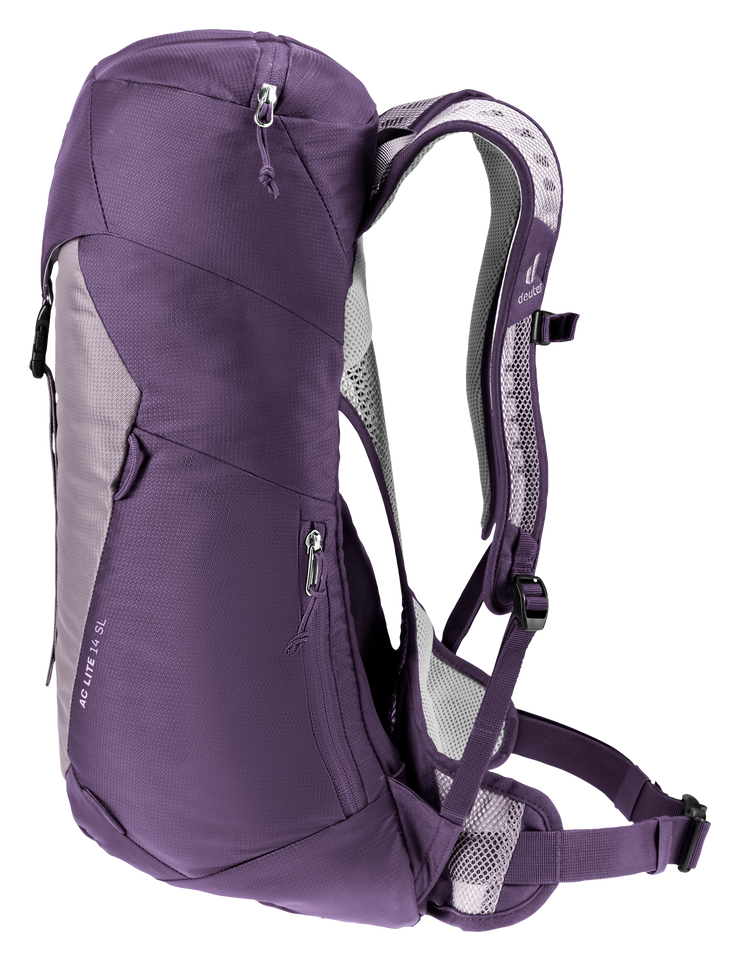 Deuter AC Lite 14 SL Women's Fit Lightweight Hiking Backpack - Lavender Purple