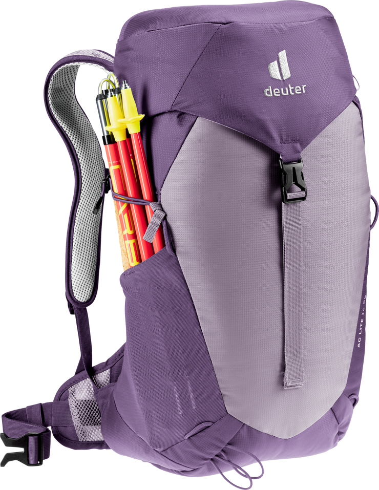 Deuter AC Lite 14 SL Women's Fit Lightweight Hiking Backpack - Lavender Purple