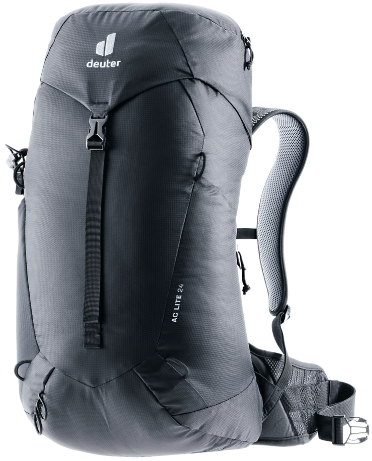 Deuter AC Lite 24 Litre Lightweight Hiking Backpack - Black