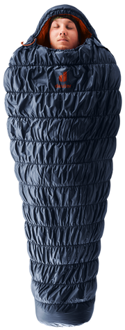 Deuter Exosphere 0° Synthetic Thermostretch Sleeping Bag - Ink Paprika