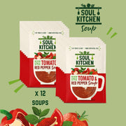 Soul Kitchen Mexican Style Tomato and Red Pepper Soup - 12 x 25g pack