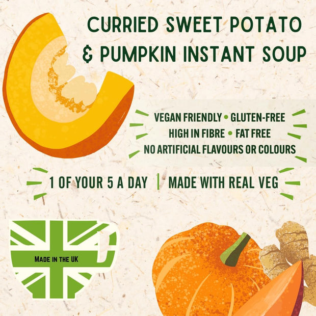 Soul Kitchen Sweet Potato and Pumpkin Soup - 12 x 25g pack