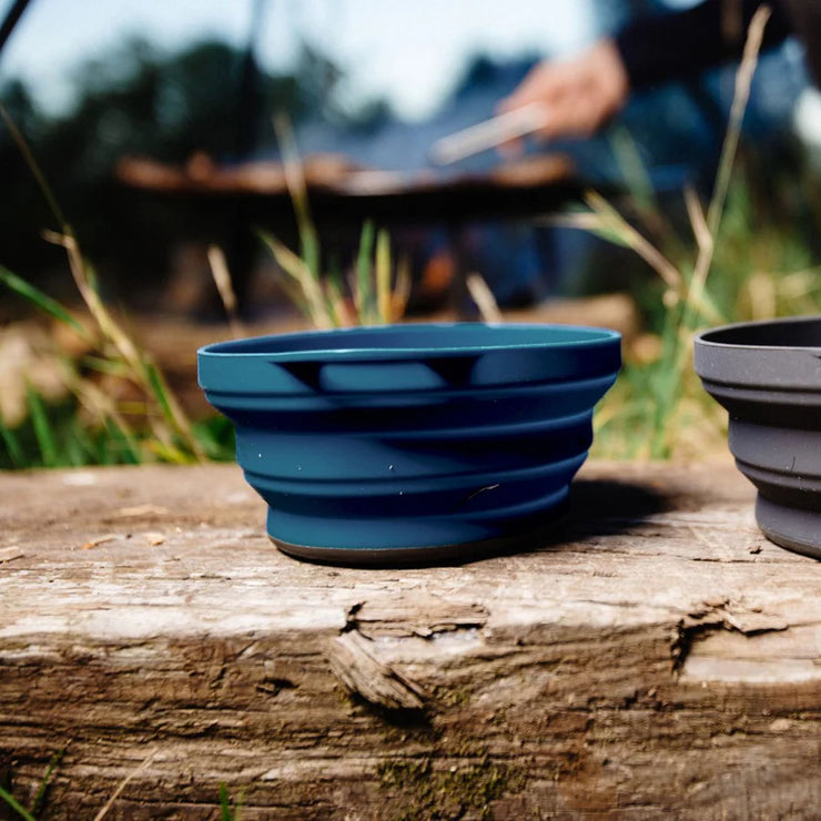 Lifeventure Ellipse Collapsible Bowls - Navy Blue