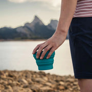 Lifeventure Ellipse Collapsible Cup - Teal