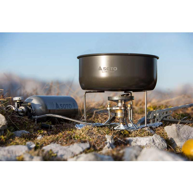 Soto StormBreaker Dual Fuel Stove with Fuel Bottle Included