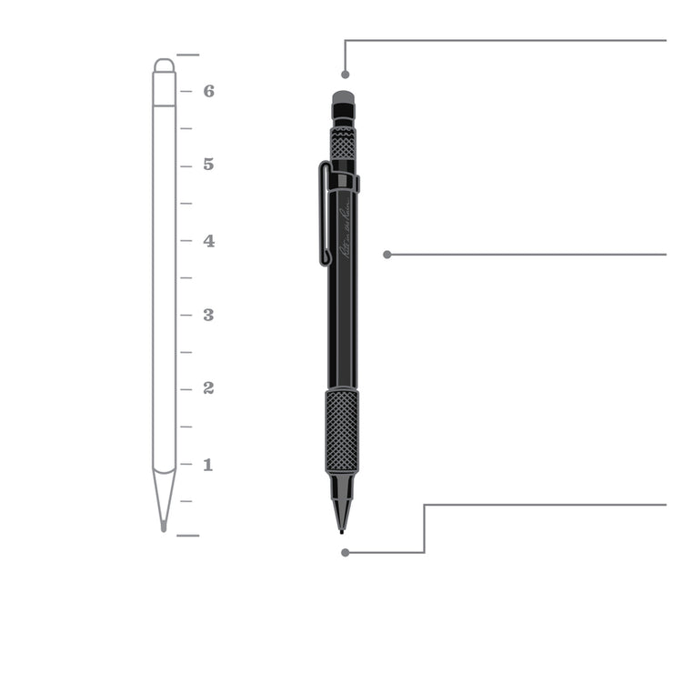 Rite In The Rain All Weather Mechanical Clicker Pencil - Black Barrel