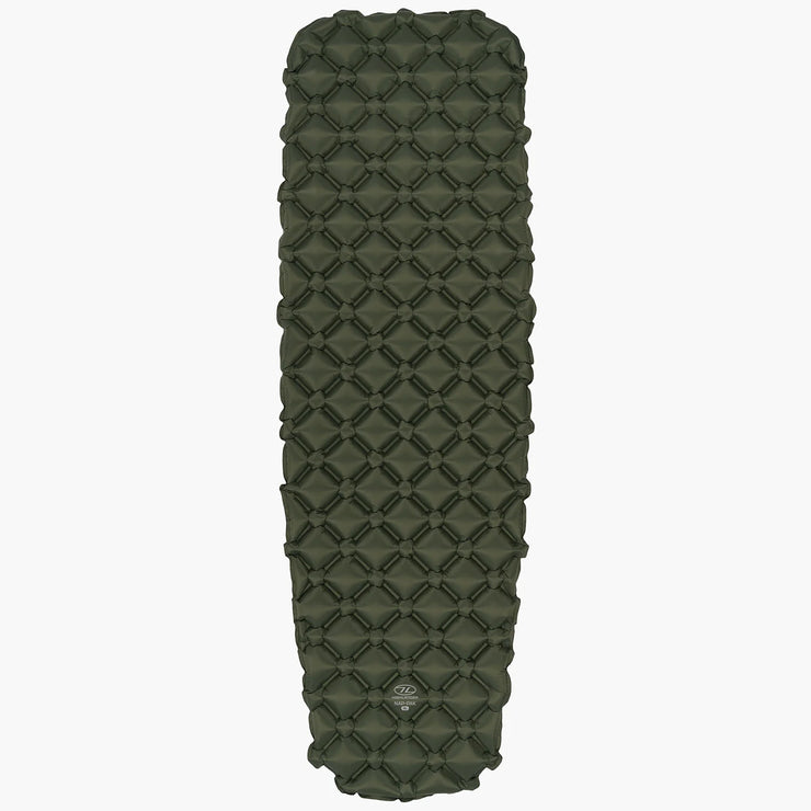 Highlander NAP-PAK Inflatable Sleeping Mat - XL Olive