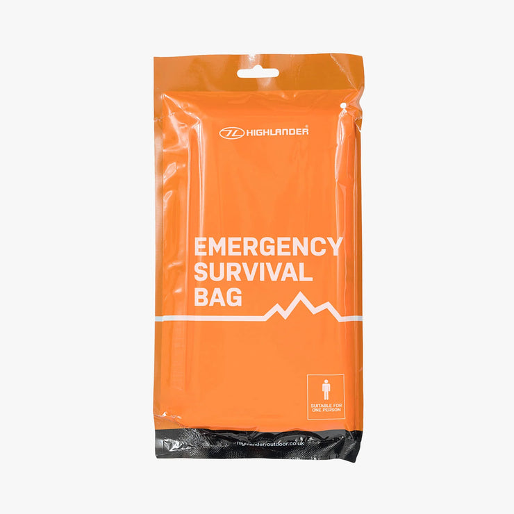 Highlander Emergency Survival Bag - Orange