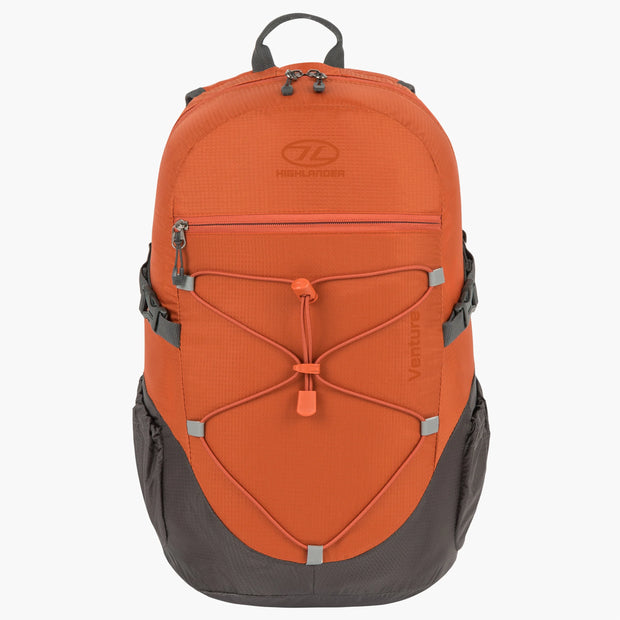 Highlander Venture 20 Litre Backpack - Rust/Grey