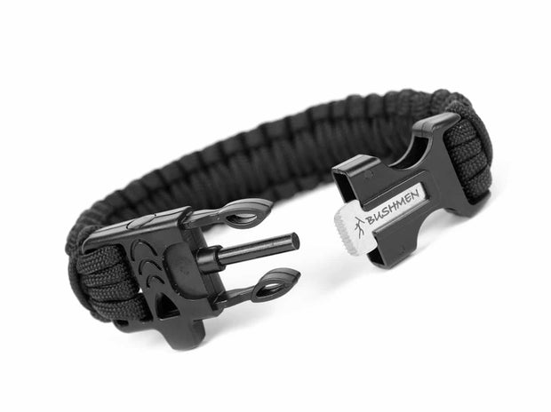 Bushmen Survival Bracelet 3M - Black