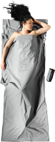 Cocoon Cotton Insect Shield® Travel Sheet - Safari Grey