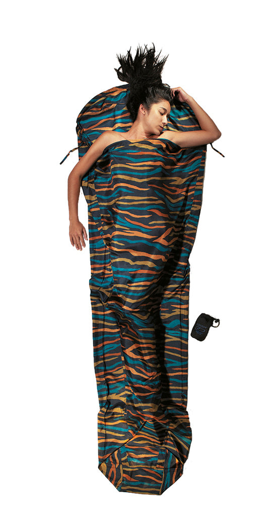 Cocoon 100% Silk Mummy Sleeping Bag Liner - African Night