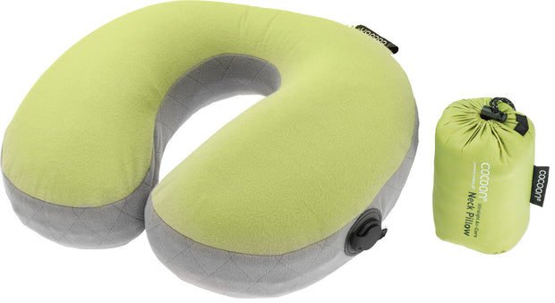 Cocoon Air Core Pillow Ultralight U-Shaped Neck Pillow - Wasabi/Grey