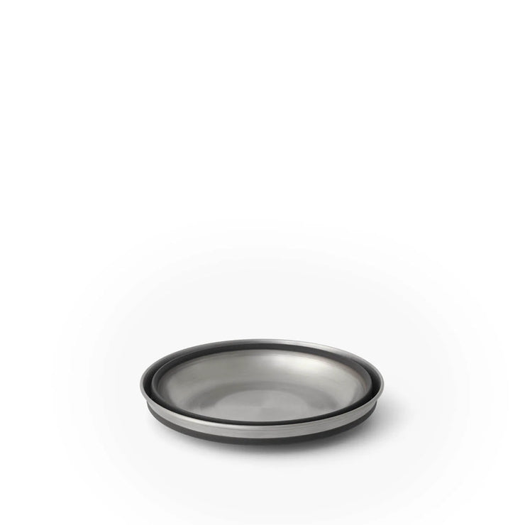 Sea To Summit Detour Stainless Steel Collapsible Bowl - Medium Beluga Black