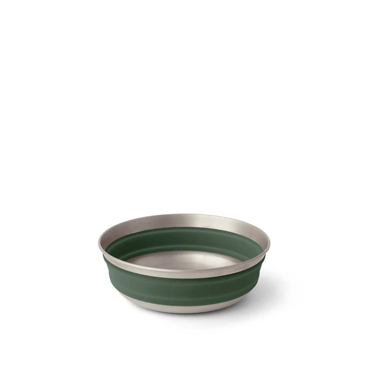 Sea To Summit Detour Stainless Steel Collapsible Bowl - Medium Laurel Green