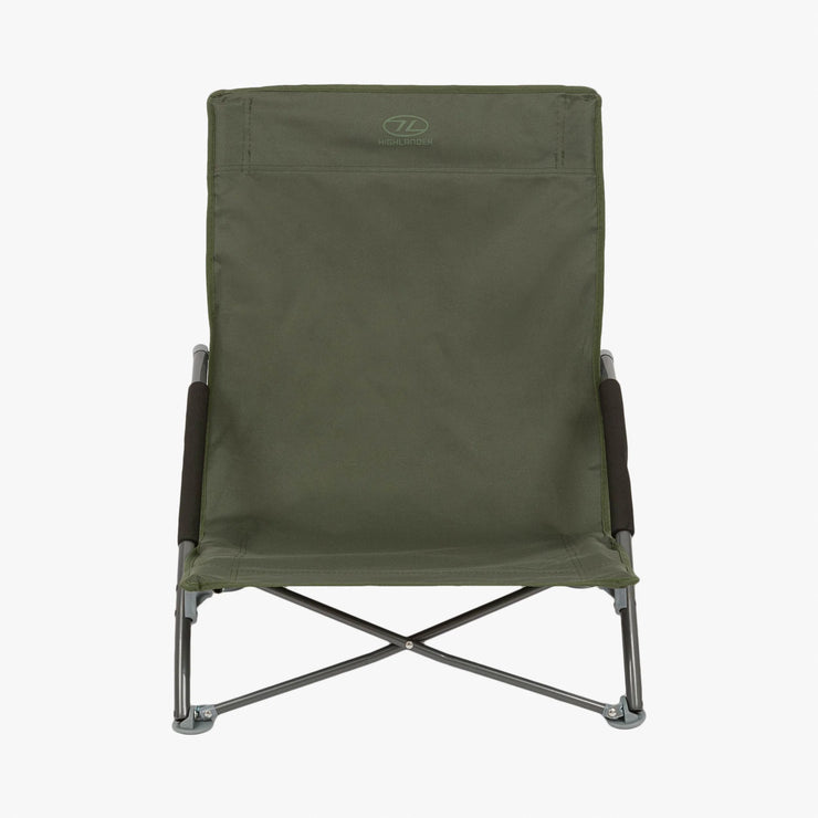 Highlander Perch Low Camping Chair - Olive Green