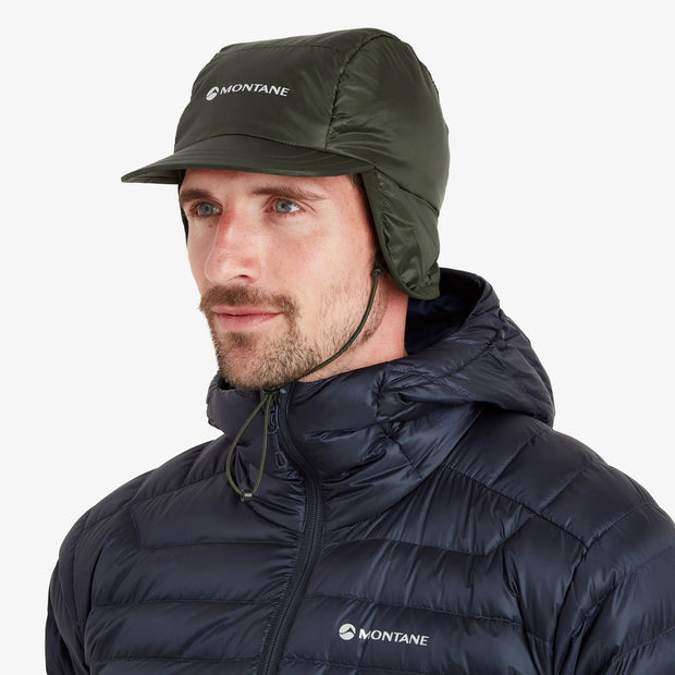 Montane Insulated Lightweight Primaloft Mountain Cap - Oak Green