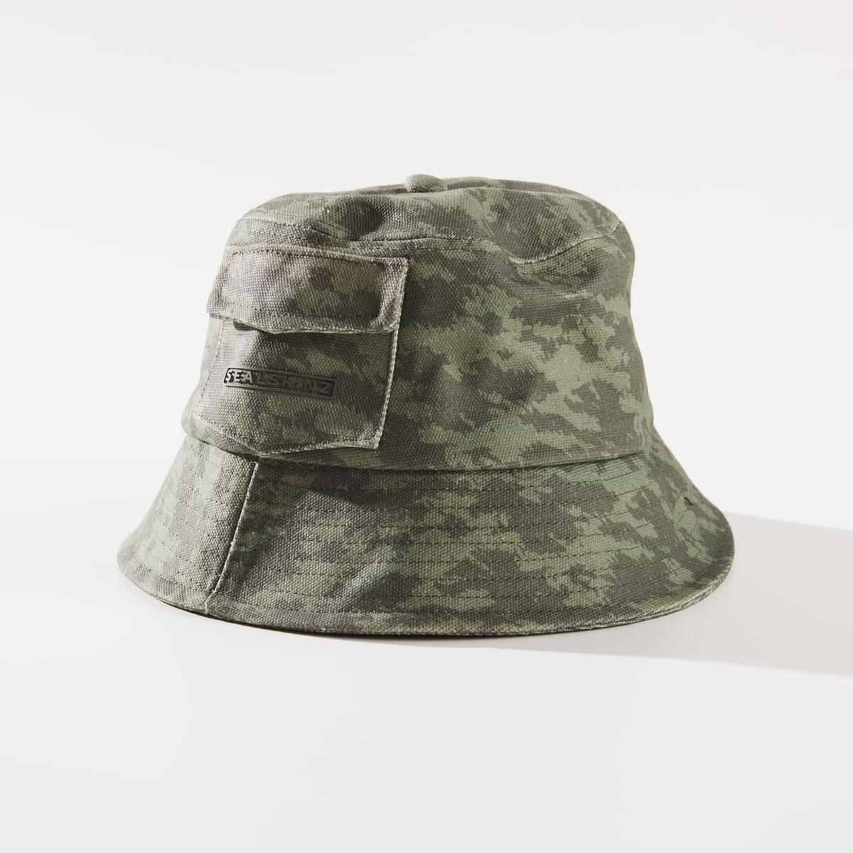 Sealskinz Lynford Waterproof Canvas Patch Pocket Bucket Hat Camo Fresh Air Junkie