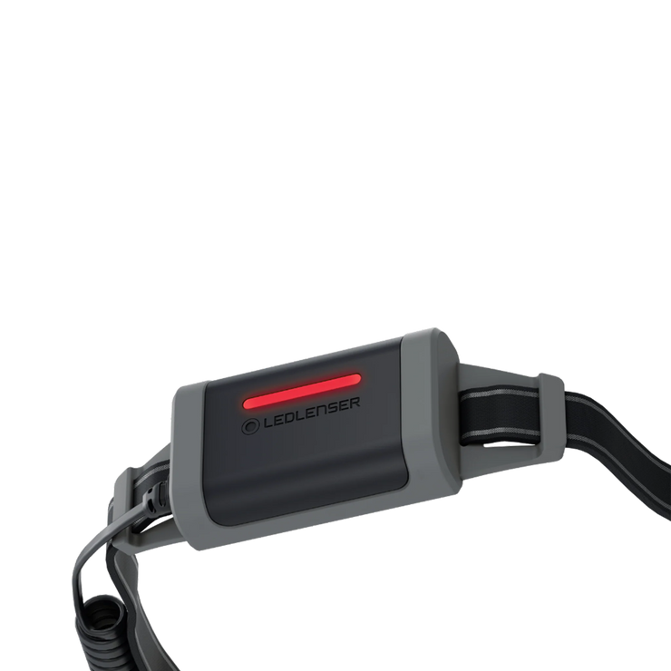 LEDLenser NEO5R Running Head Torch with Chest Strap - Grey Black