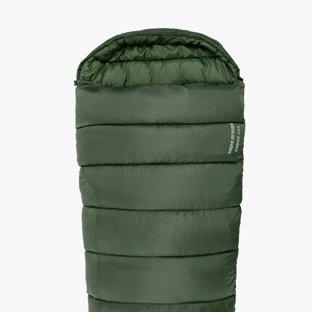 Highlander Phoenix Ember 250 Sleeping Bag - Olive Green