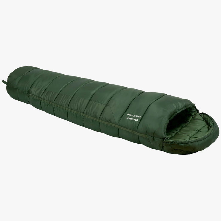 Highlander Phoenix Flame 400 Sleeping Bag - Olive Green