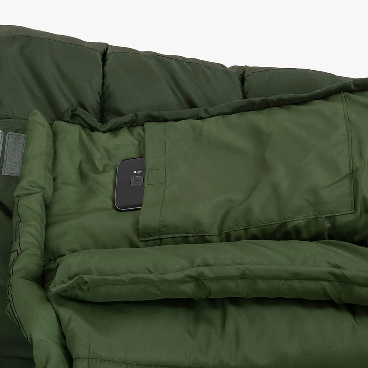 Highlander Phoenix Flame 400 Sleeping Bag - Olive Green