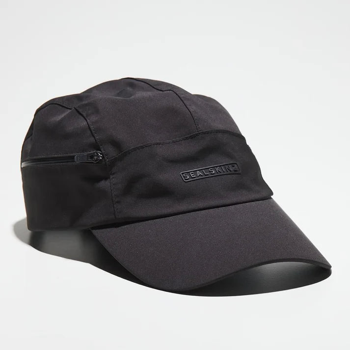 Sealskinz Waterproof Zipped Pocket 5-Panel Scole Cap - Black