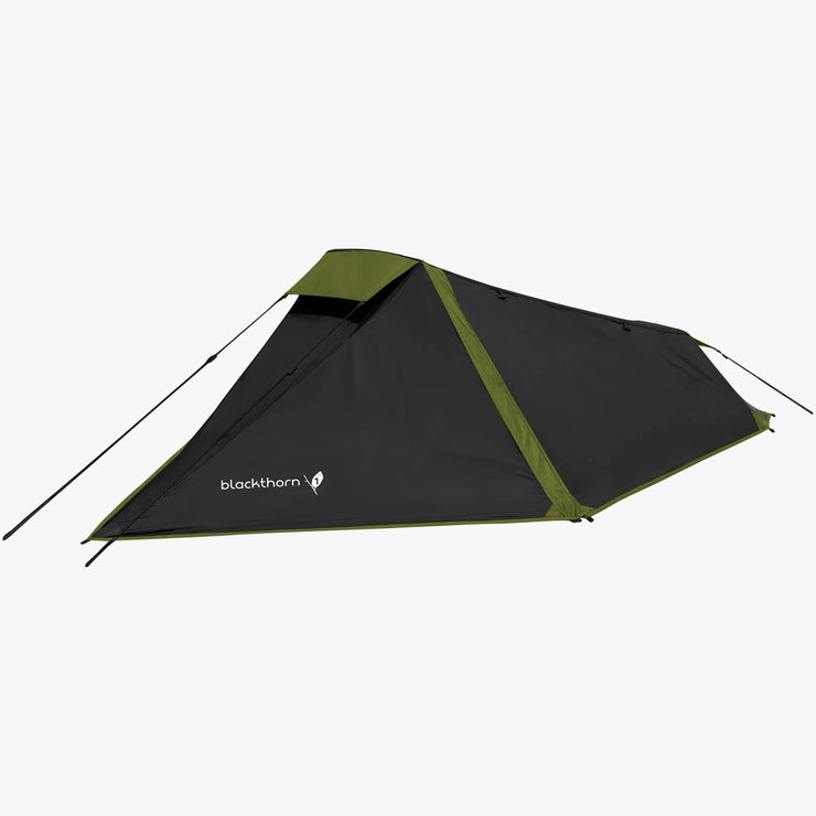 Highlander Blackthorn 1 Man Lightweight Low Profile Tent - Black