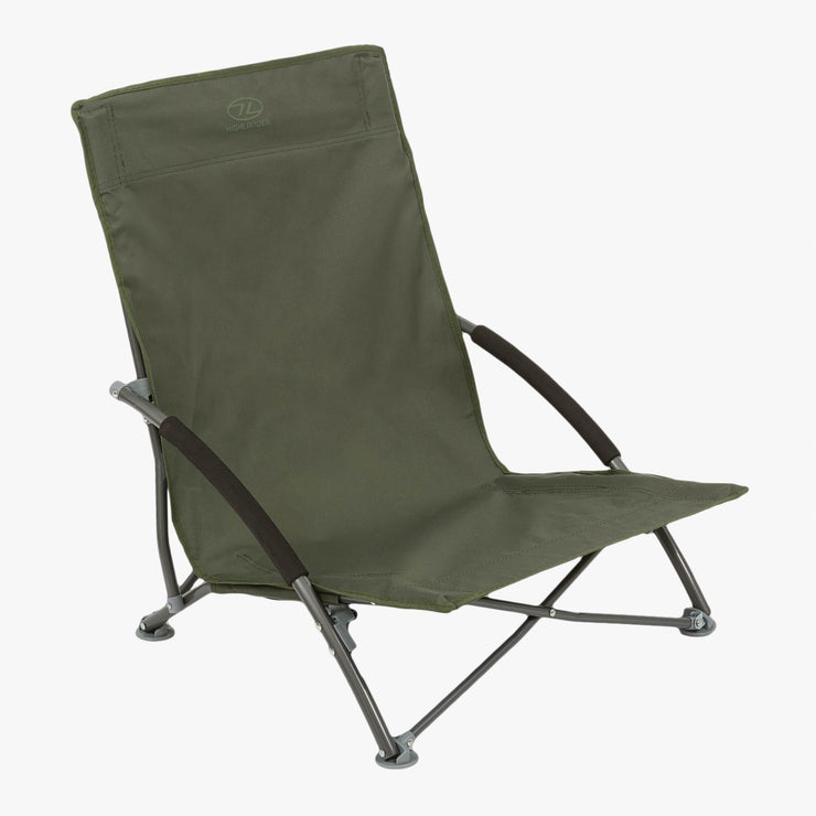 Highlander Perch Low Camping Chair - Olive Green