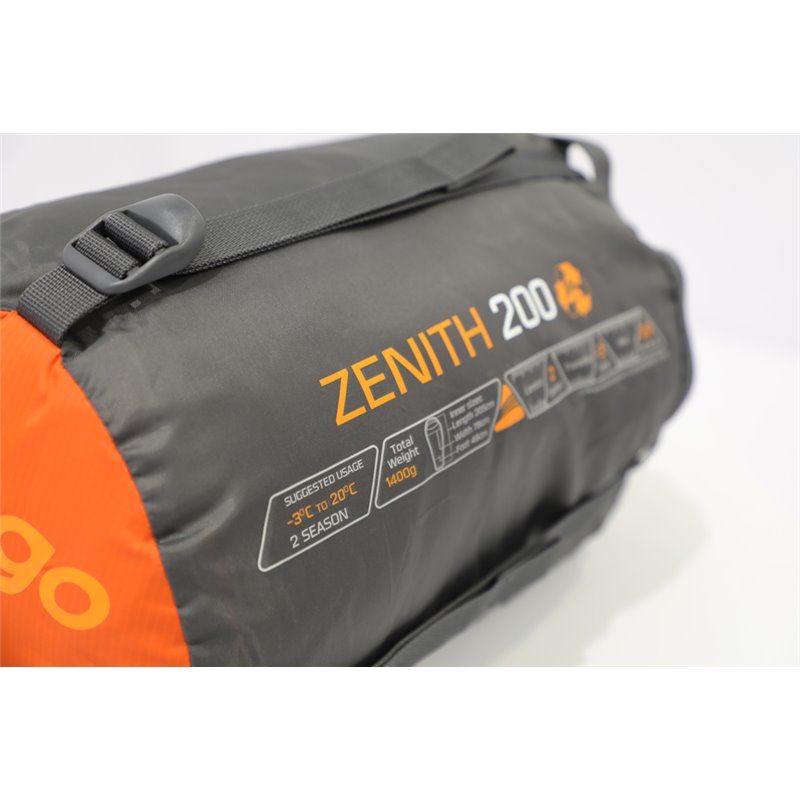 Vango Zenith 200 Eco Sleeping Bag Tango Red Fresh Air Junkie